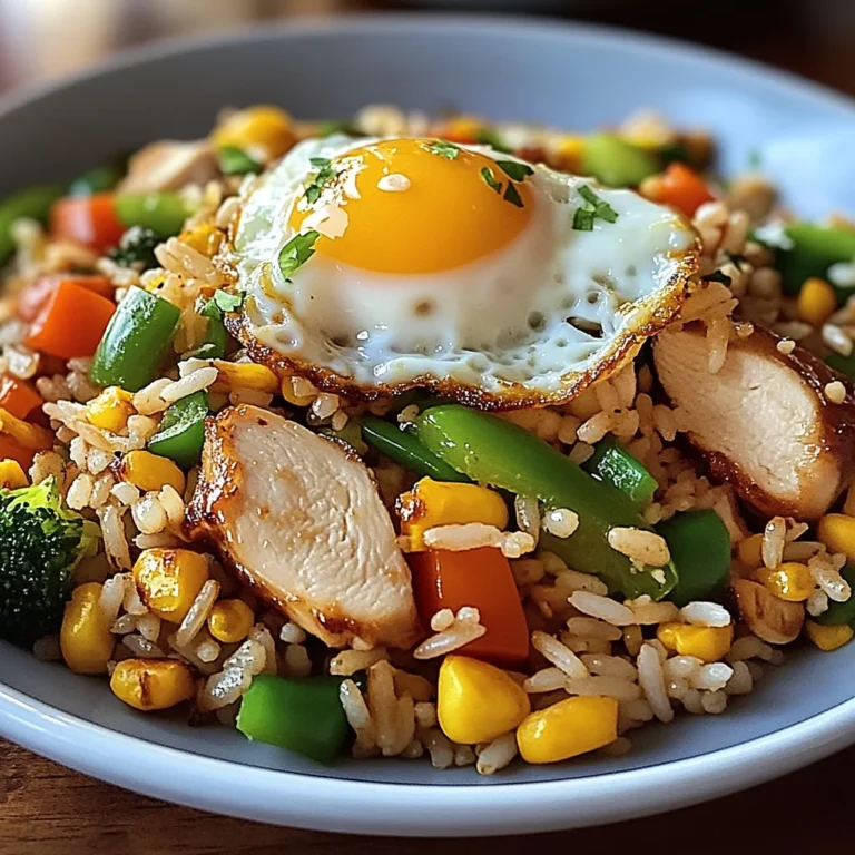 Bratreis mit Hähnchen