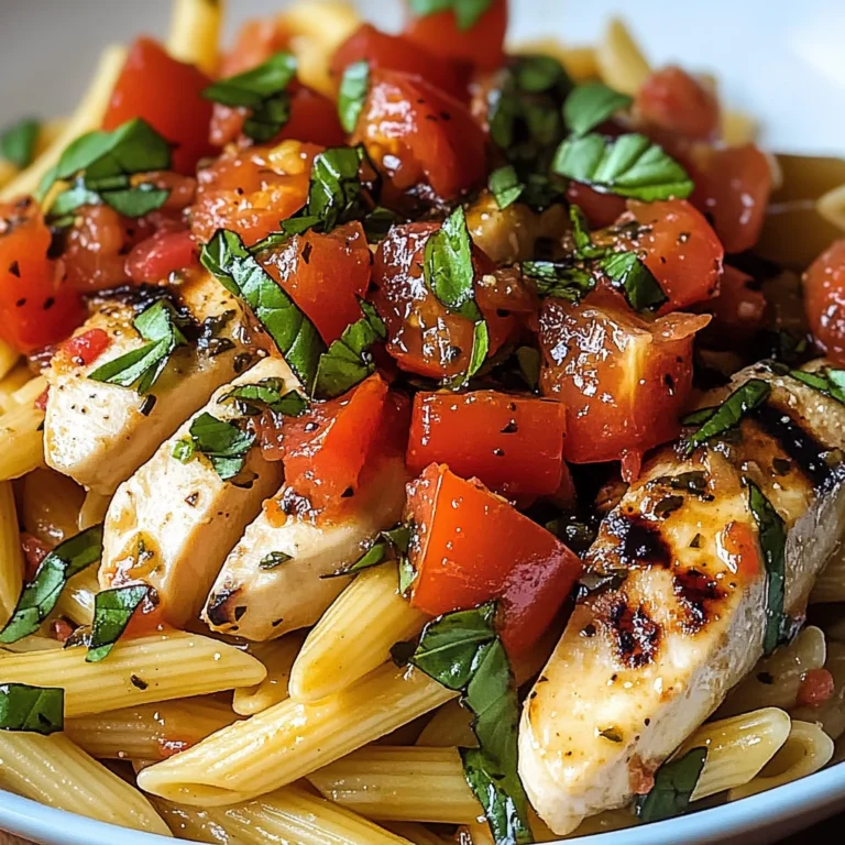 Bruschetta Chicken Pasta
