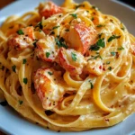 Cremige Hummer-Pasta