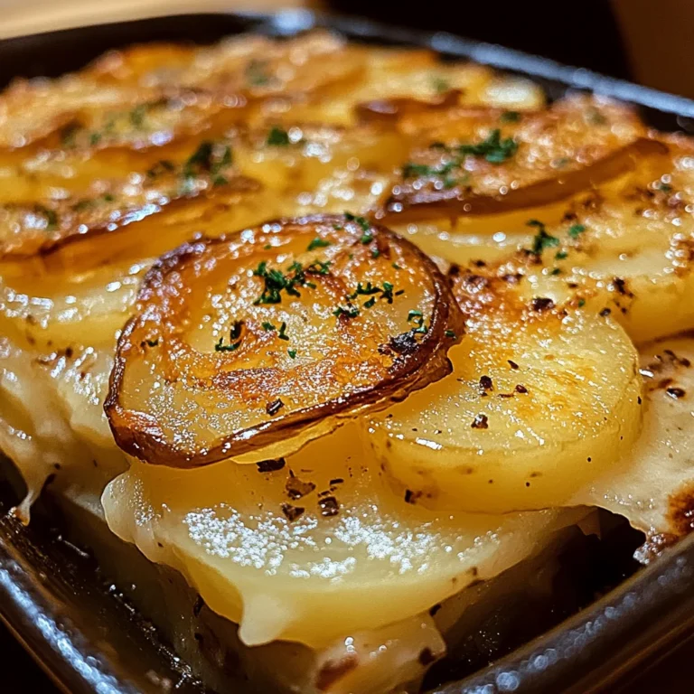 Cremiger French Onion Kartoffelauflauf