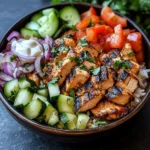 Döner-Bowl mit Hähnchen