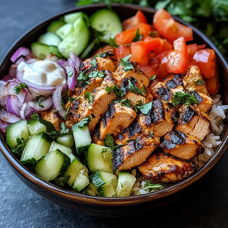 Döner-Bowl mit Hähnchen