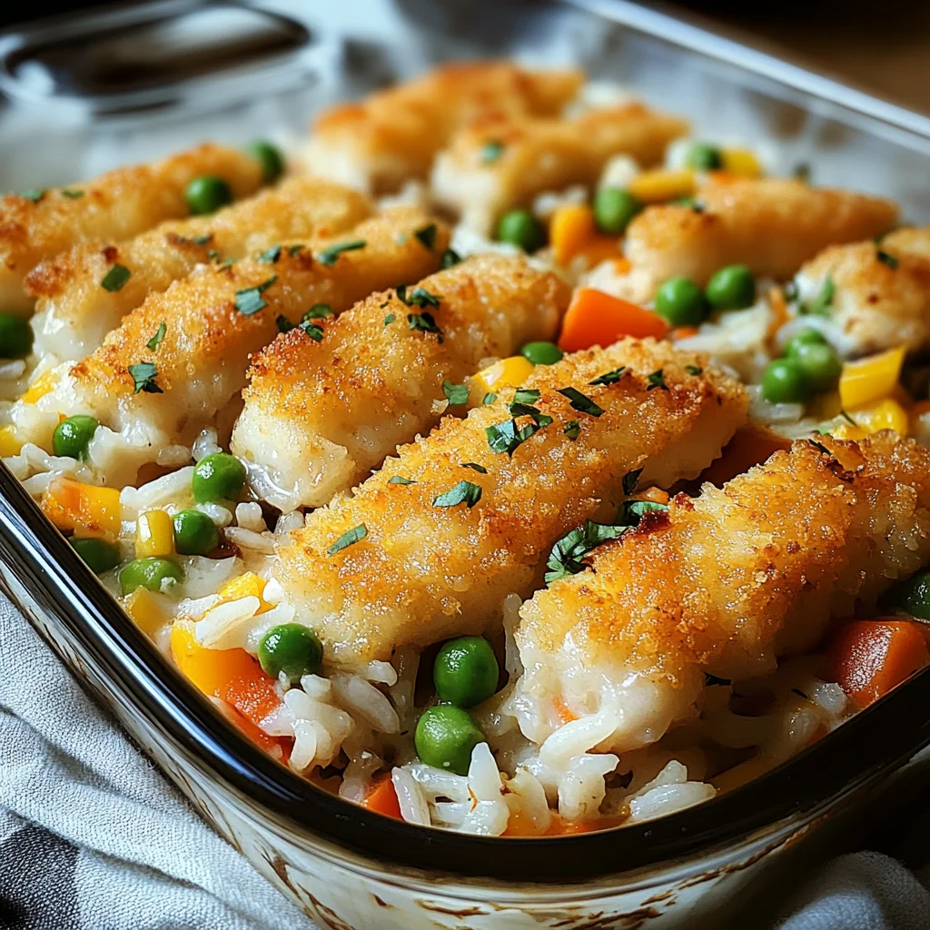 Fischstäbchen-Auflauf