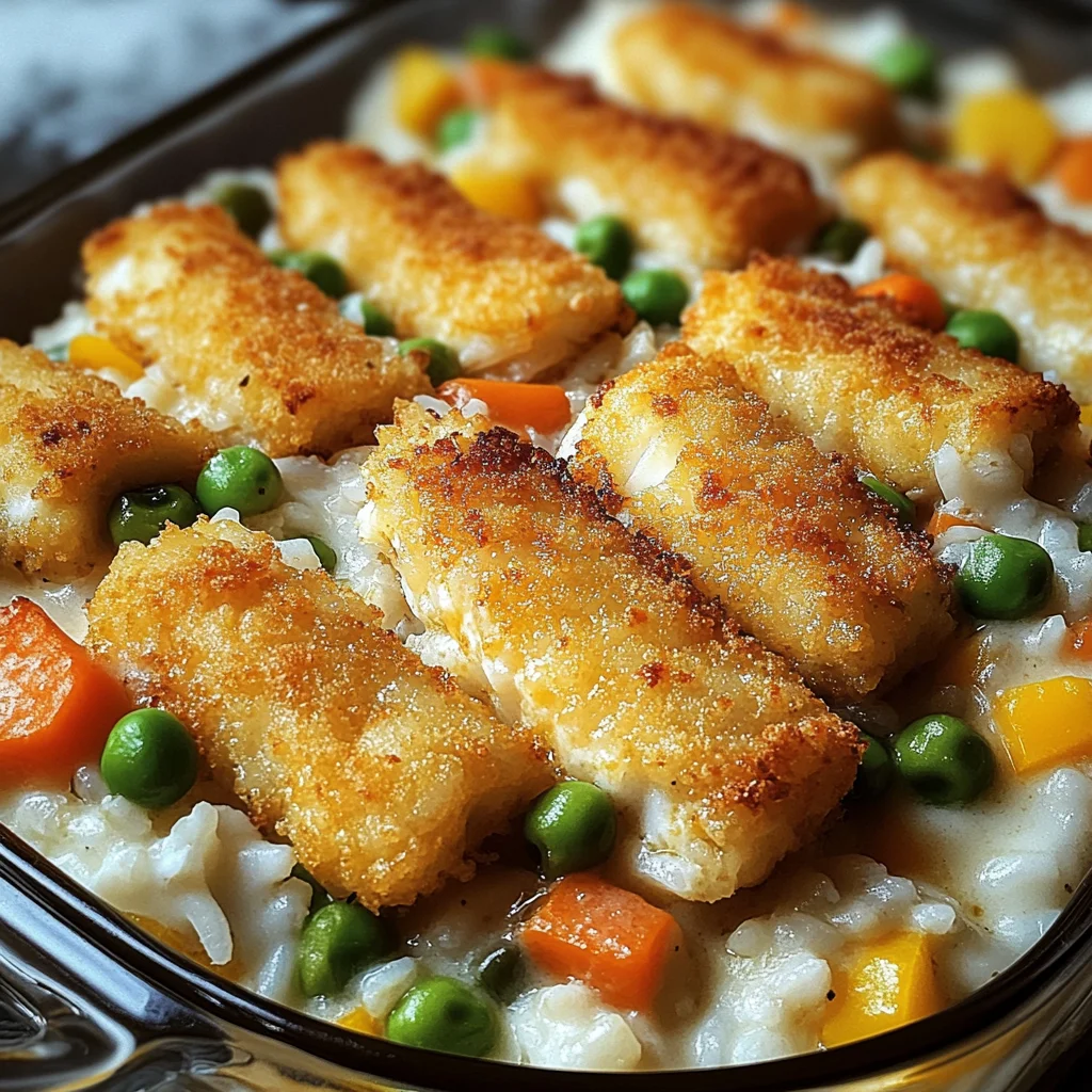 Fischstäbchen-Auflauf