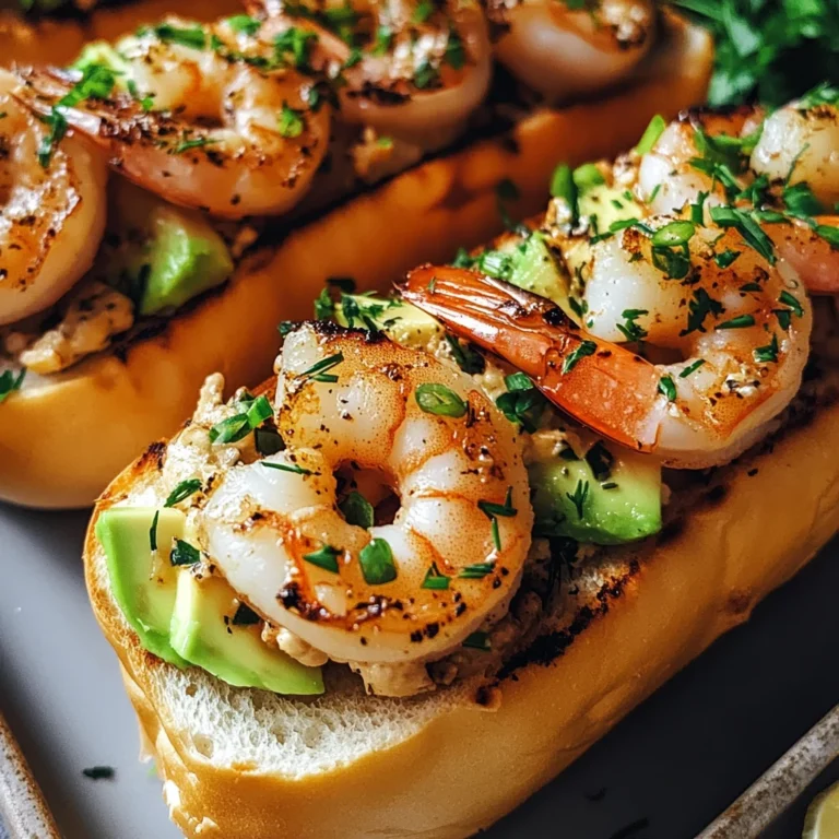 Gegrillte Shrimp-Rollen auf Brioche-Brötchen