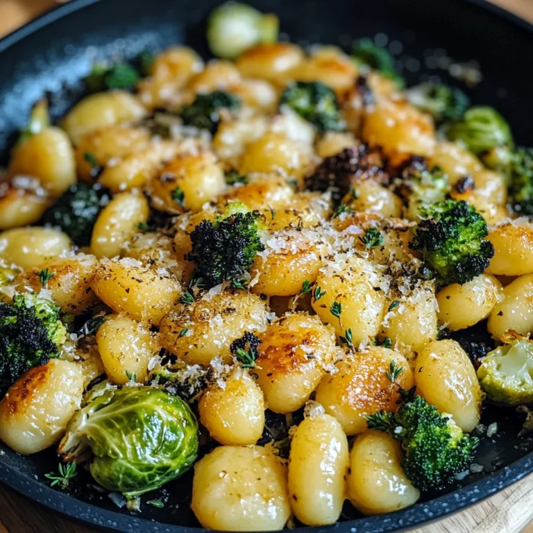 Gnocchi mit Rosenkohl und Brokkoli