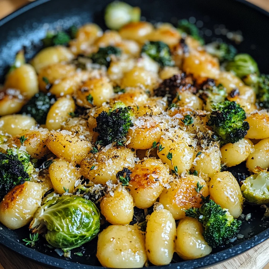 Gnocchi mit Rosenkohl und Brokkoli