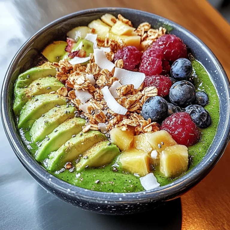 Grüne Açaí-Schale