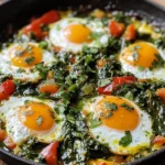 Grüne Shakshuka