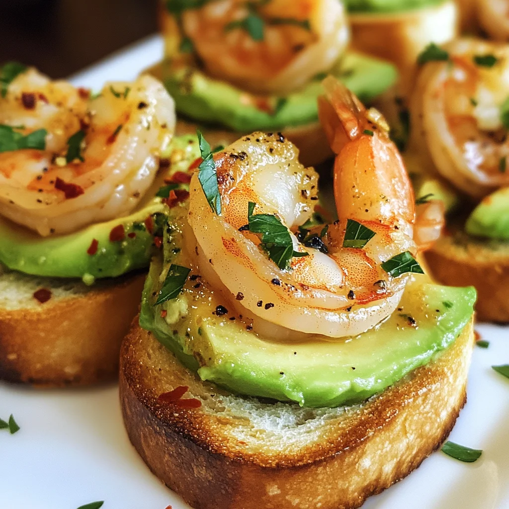 Knoblauch-Garnelen-Crostini