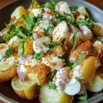 Knuspriger Kartoffelsalat