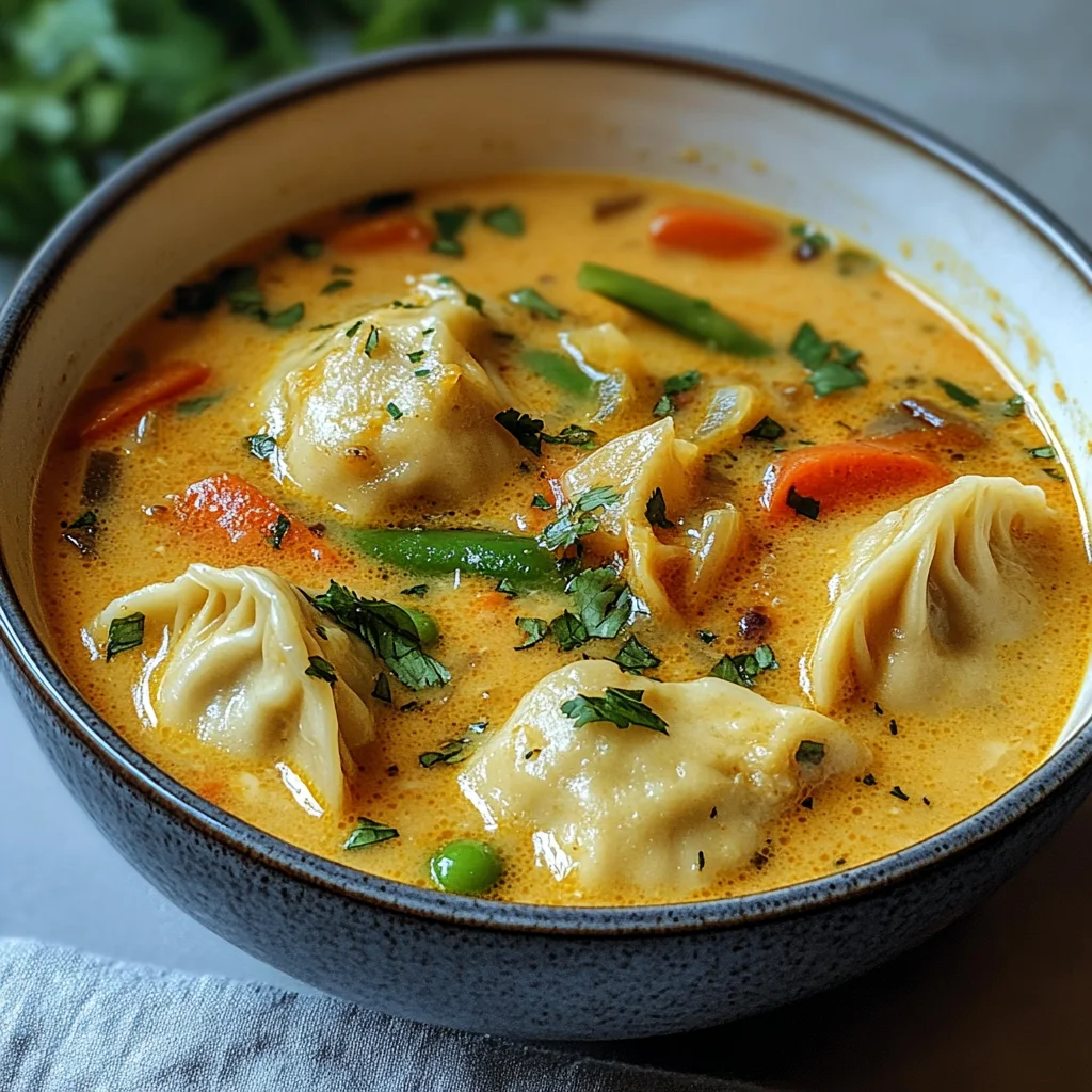 Kokosnuss-Curry-Suppe