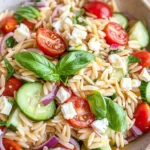 Kritharaki-Salat mit Feta - schnell & einfach