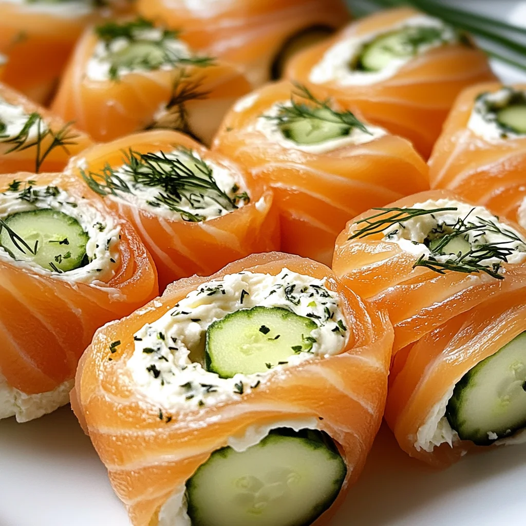 Lachs-Frischkäse-Röllchen