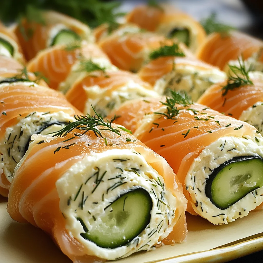 Lachs-Frischkäse-Röllchen
