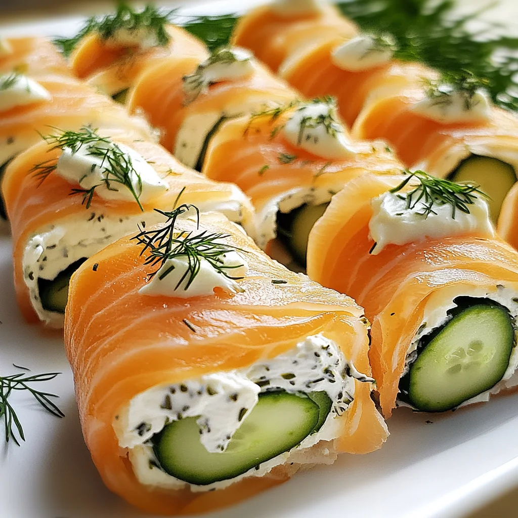 Lachs-Frischkäse-Röllchen