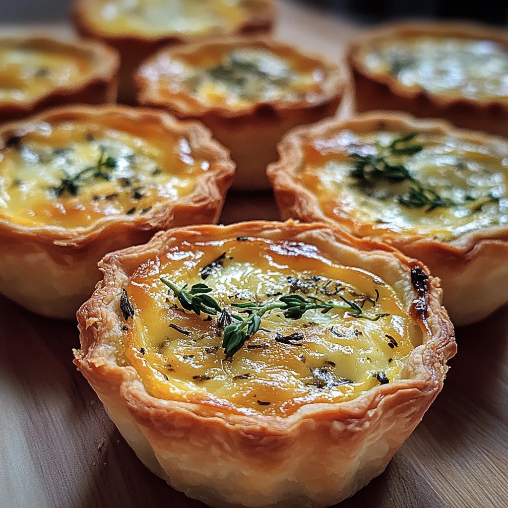 Mini-Quiches mit Kräutersahne