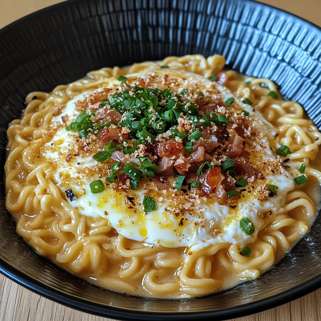 Ramen Carbonara