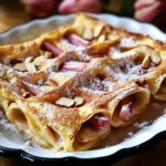 Rhabarber-Crêpes-Auflauf