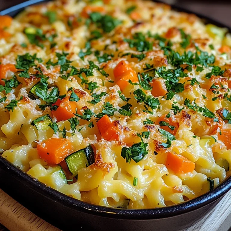 Spätzleauflauf mit Gemüse