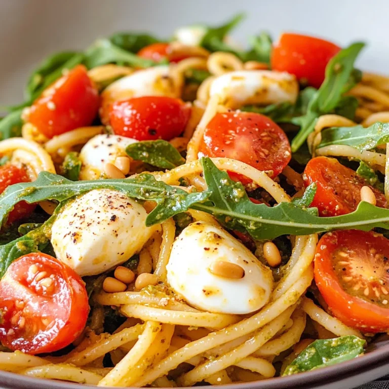 Spaghettisalat mit Pesto - schnell & einfach