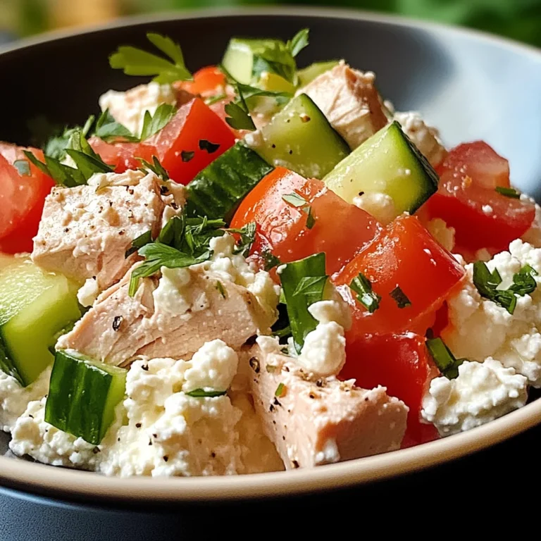 Thunfisch-Hüttenkäse-Salat