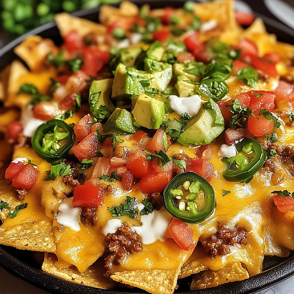 Überbackene Nachos nach Mexikanischer Art