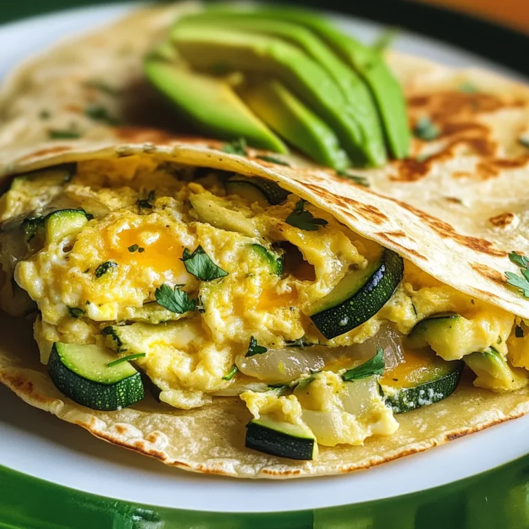 Zucchini-Frühstücks-Tortillas