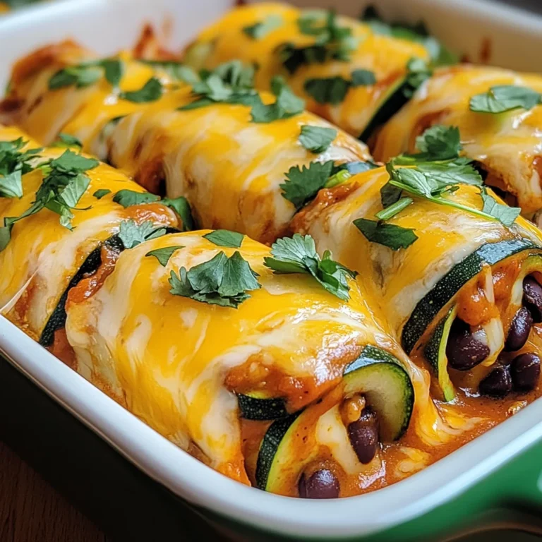 Zucchini Enchilada Roll-Ups
