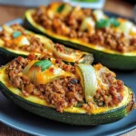 Zucchini gefüllt mit Hackfleisch Rezept