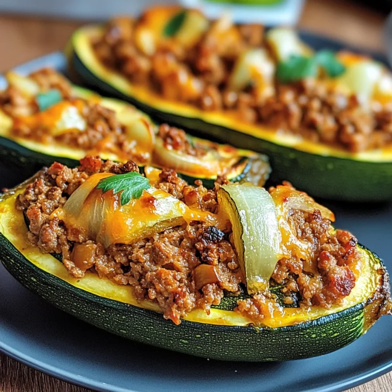Zucchini gefüllt mit Hackfleisch Rezept