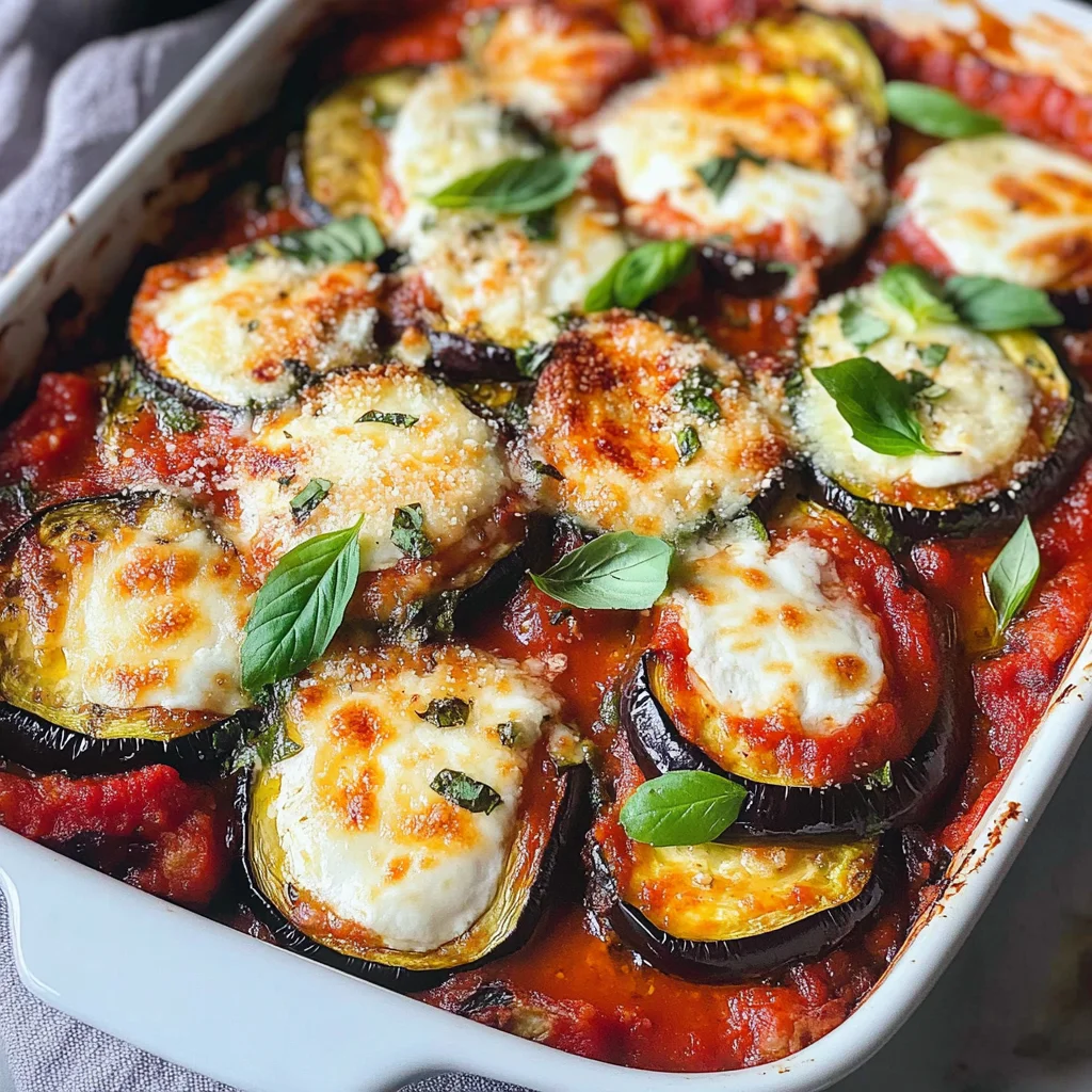 Aubergine-Zucchini-Auflauf