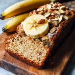 Bananenbrot mit Apfel
