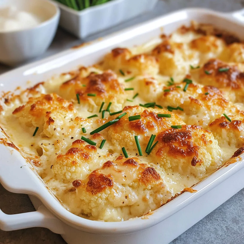 Blumenkohlauflauf - vegetarisch & knusprig überbacken