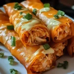 Buffalo Chicken Frühlingsrollen