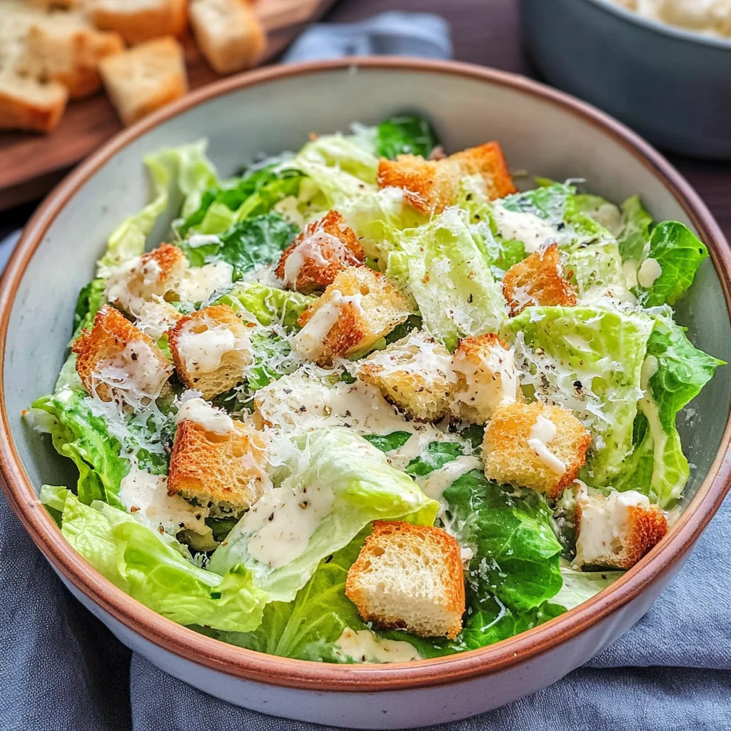 Caesar Salad - ohne Ei & Sardellen
