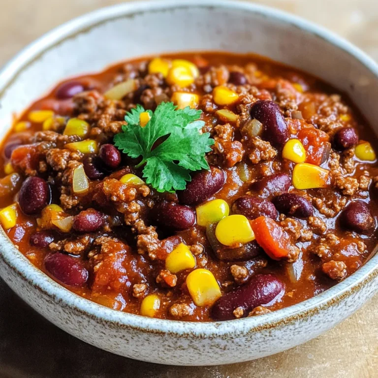 Chili con Carne mit Schokolade