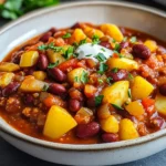 Chili sin Carne mit Kartoffeln