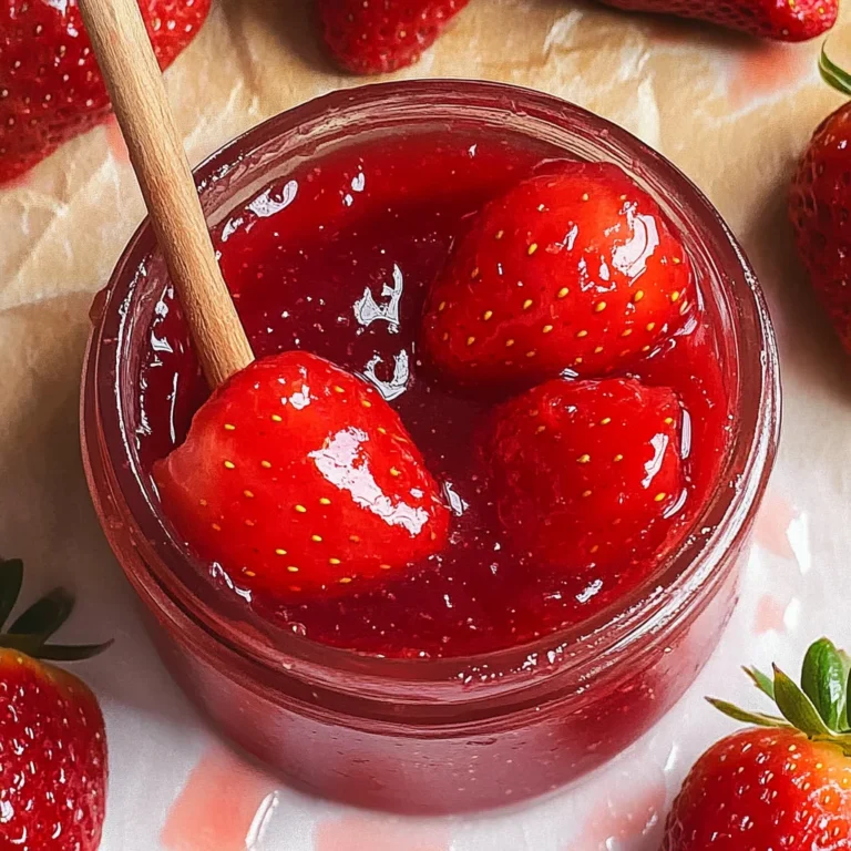Erdbeermarmelade - so einfach & fruchtig