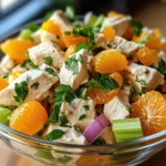 Geflügelsalat mit Mandarinen