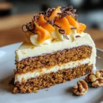 Karottenkuchen mit Weißer Schokoladenmousse