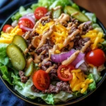 Low Carb Big Mac Salat