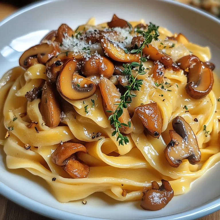 Nudeln mit Pfifferlingssauce