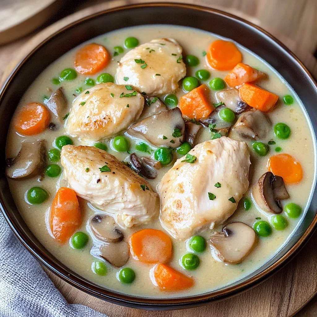 Omas Hühnerfrikassee - schnelles Rezept