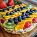 Oster-Ei-Fruchtpizzen