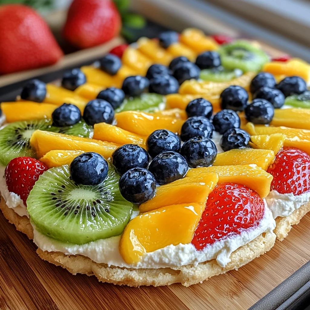 Oster-Ei-Fruchtpizzen