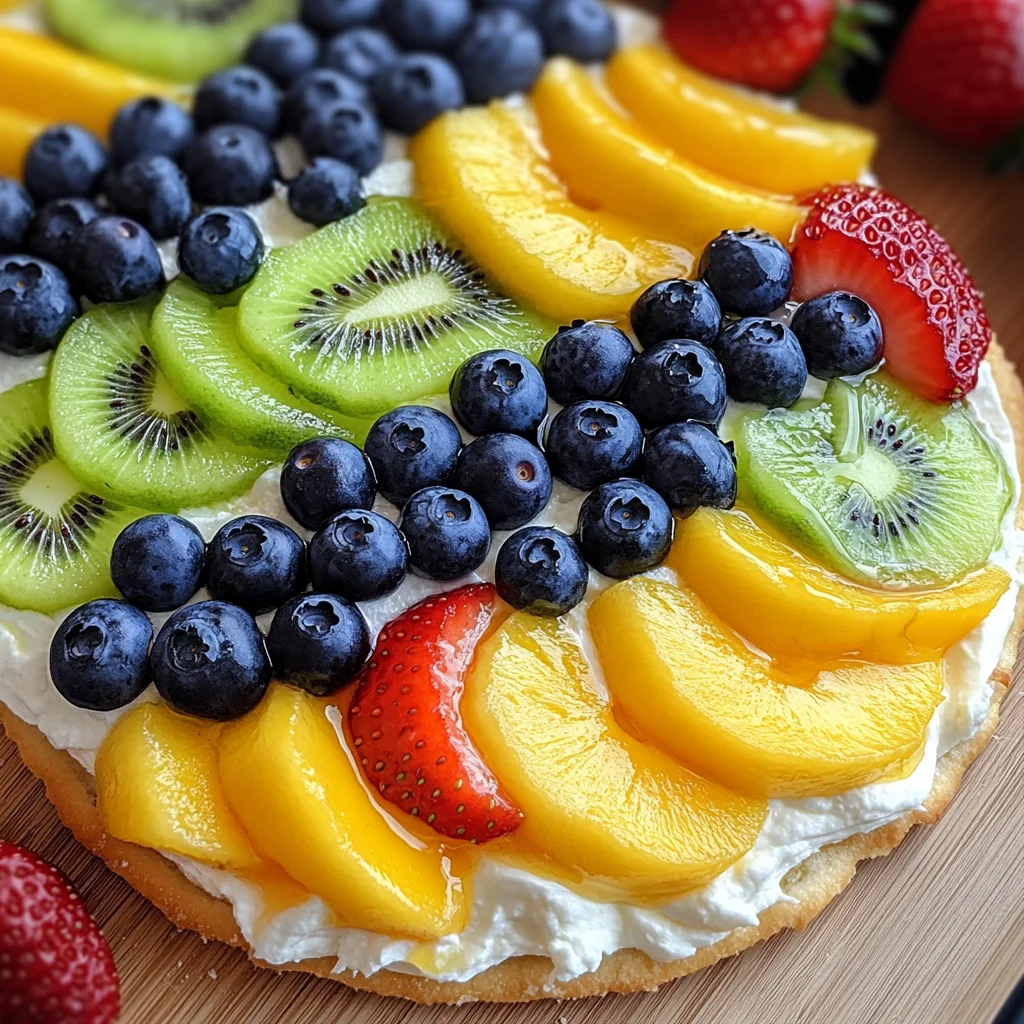 Oster-Ei-Fruchtpizzen