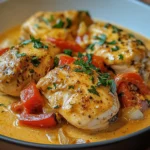 Paprika-Sahne-Hähnchen