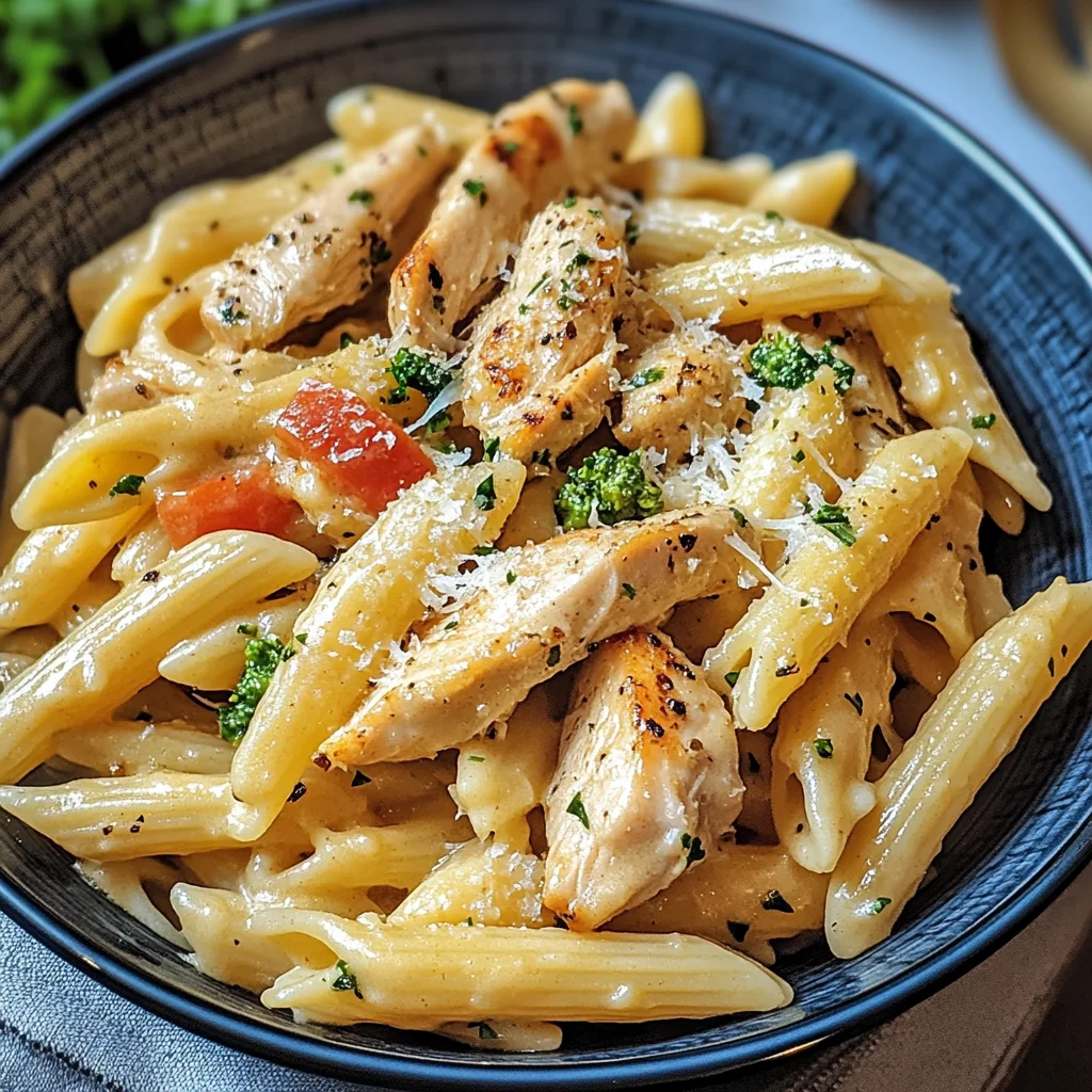 Pasta mit Hähnchen