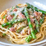 Pasta mit grünem Spargel